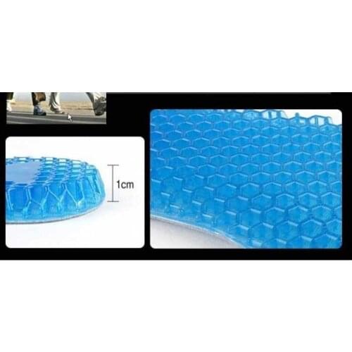 Velvet surface shoes pad silicone Sports shoes insoles honeycomb cushion as Anti fatigue health care foot mate shoes accessory