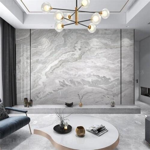 Beibehang Custom Light luxury gray stone wallpapers living room background backdrop 3D flooring mural wallpaper for wall paper