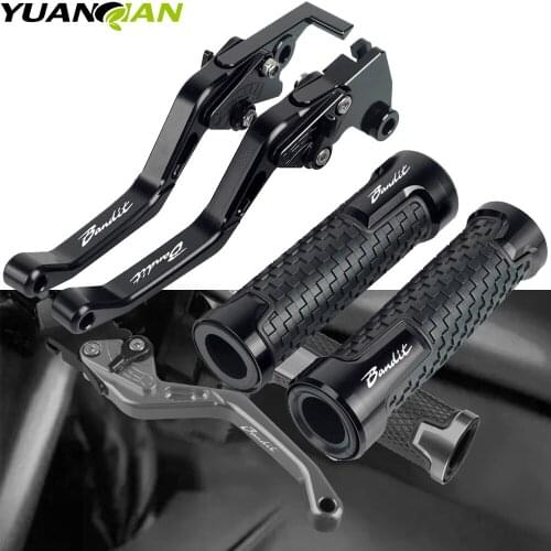 For SUZUKI GSF650BANDIT GSF650 BANDIT 2005-2006 Motorcycle Accessories Short style Brake Clutch Levers Handlebar Hand Grips ends