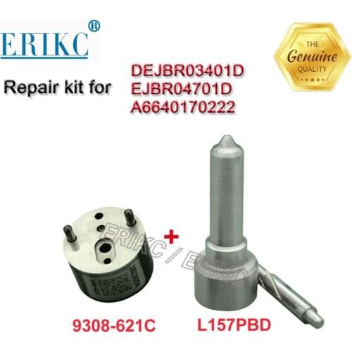A6640170021 7135-650 Injector Repair Kit Nozzle L157PBD Valve 9308-621C for Delphi SSANGYONG EJBR03401D EJBR04701D A6640170222