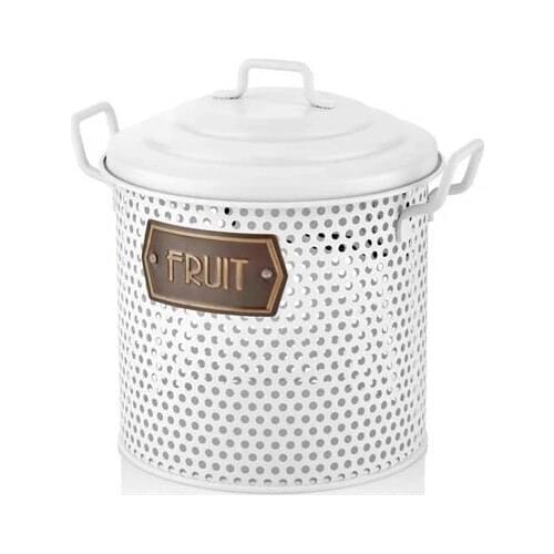 The Mia Fruit Storage Container 30x23x23 cm. White GLV0654