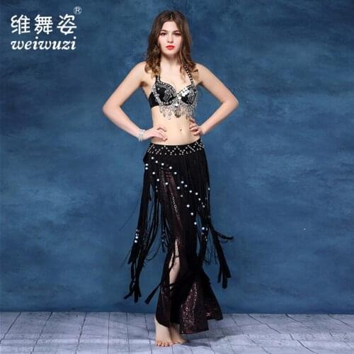 Wei dance 2018 belly dance performance tribal style suit ATS Tassel waist chain training costume spring and summer