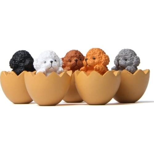 Creative Cute Teddy dog Ornaments DIY Micro Landscape Home Desktop Decorations Lovely Gardening Ornaments