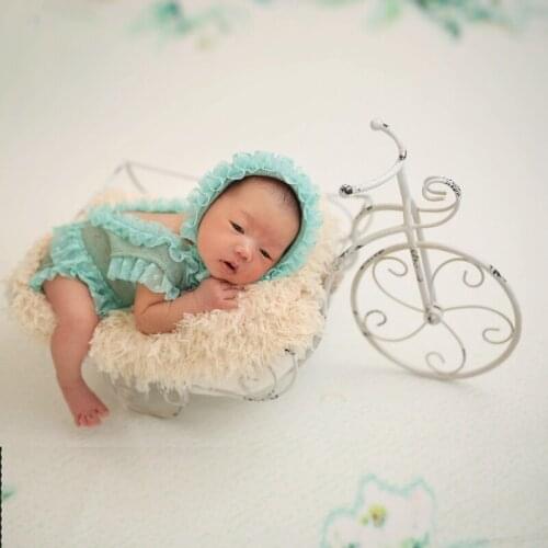 Newborn Girl Lace Plus Hat Skirt Suit Newborn Photography Props Little Fairy Yarn Skirt Suit Photo Studio Photography Props