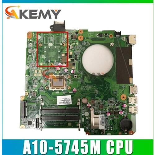 Original For HP 15-N Series Laptop Motherboard 738124-501 738124-001 W/A10-5745M CPU DA0U92MB6D0 MainBoard 100% Tested Fast Ship