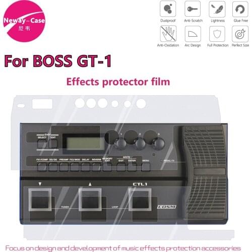 Neway-Case Electric Guitar Effect Protector Film for Boss GT-1 Guitar Effect Pedal Accessories