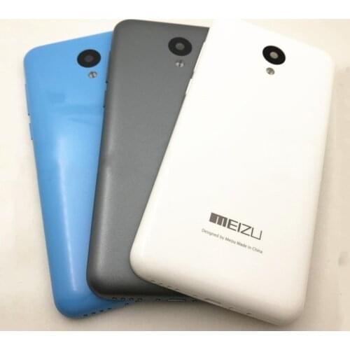 Original New Battery Door Back Cover Housing Case For MEIZU M2 Mini With Camera Lens with Power Volume Buttons