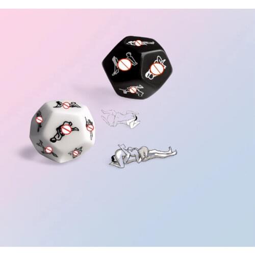 Sex Toys For Couples Adult Games Funny Sex Dice 12 Sides Sex Romance Love Humour Gambling Erotic Craps Dice Bar Toy Couple Gift