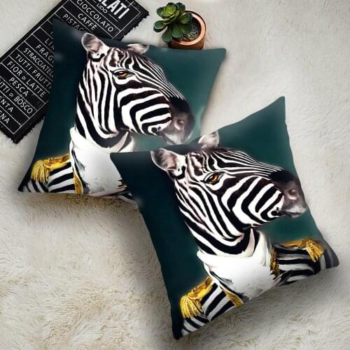 Nordic Art Animal cushion cover Funny cute animal suit sofa decorative pillow Home Decoration Pillowcase sofa cushion cover