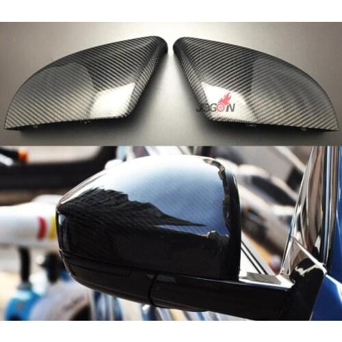Carbon Fiber Side Wing Rear View Replacement Rearview Mirror Cover Shell Case for Jaguar F-Pace X761 2016 2017
