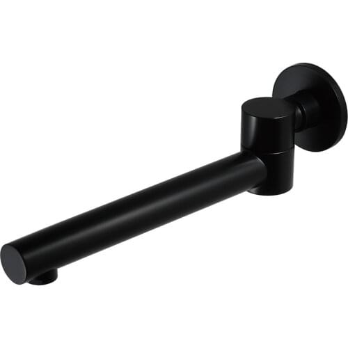Contemporary Bath Tub Tap Bathroom Folding Water Tap Bathtub Faucet Tub Matte Black Bathtube Faucets