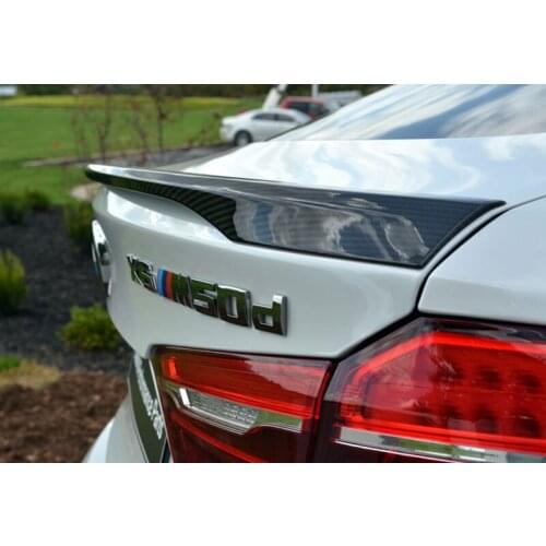 Performance Style Real Carbon Fiber Rear Trunk Boot Lip Spoiler For BMW X6 F16 2015UP B264