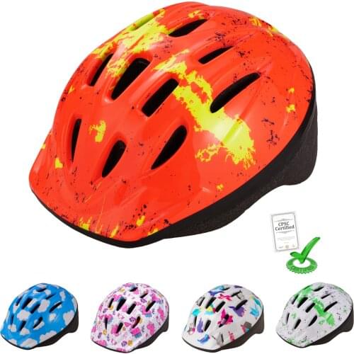 Exclusky Super Light Child Kids Safety Helmet for Bike Skateboard Scooter Ages 3 - 7 CPSC Certification