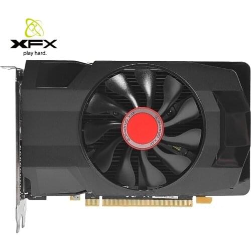 100% XFX RX 550 2GB Graphics Cards GDDR5 Video Card For AMD RX 500 Series Cards RX550 2GB 2G D5 Radeon RX550-2GB HDMI DVI Used