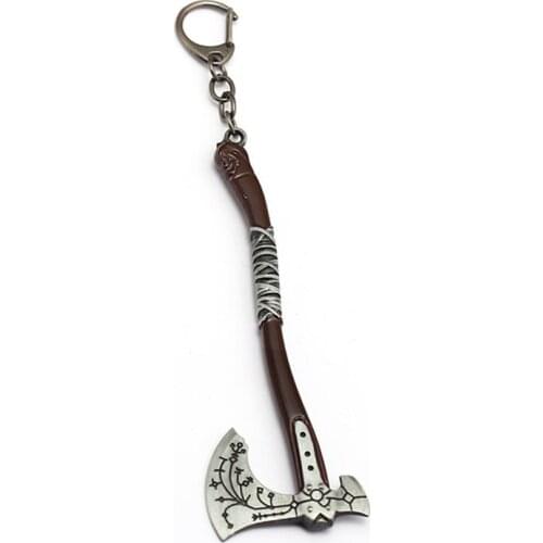 High Grade Viking Style Key Chain For Women Men Axe And Shield Shape Pendant Design Zinc Alloy Provide Dropshipping