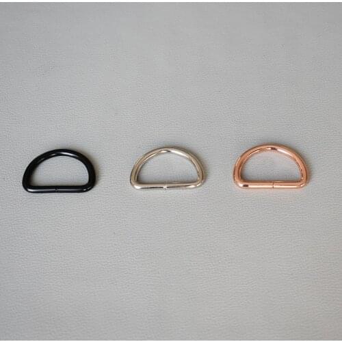 1 Pcs/Lot 30mm Metal Heavy Duty Semicircle D Rings For Dog Collars,Clothing And Harnesses Projects Durable Metal Buckle