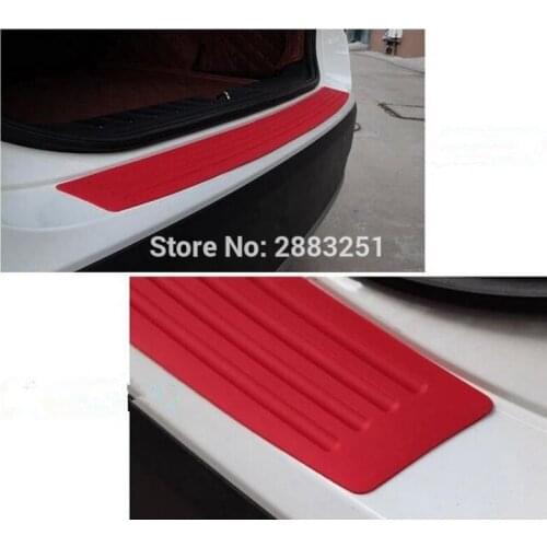 1PC Car Styling Door Sill Guard Rear Bumper Protector Strip for Buick regal gs excelle encore lacrosse emblem car accessories