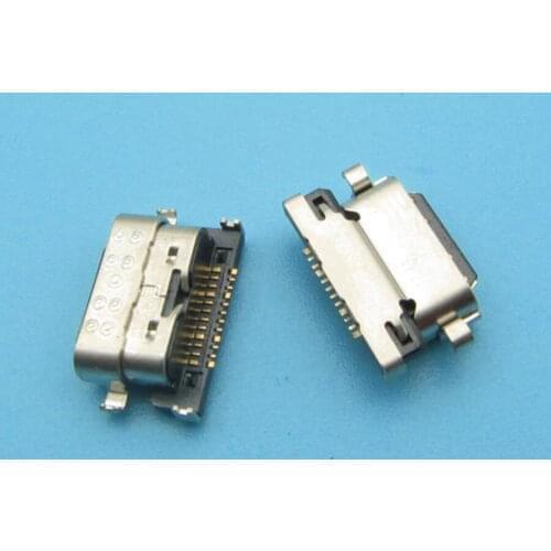 10pcs Micro USB 12Pin Jack Connector socket Data charging port tail plug For Motorola Moto Z3 Play Z3PLAY type C Service parts