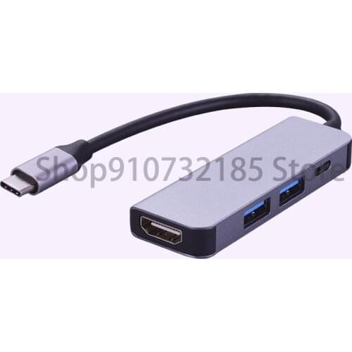 4K USB HUB Type C to HDTV 4 in 1 Adapter With 2 Ports USB 3.0 PD Charging Splitter For Laptops with USB-C MacBook Pro USB C HUB