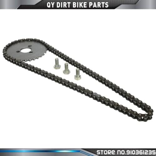 90 Links Timing Chain 32T Timing Gear Sprocket For lifan 150 150cc 1P56FMJ Horizontal Kick Starter Engines Accessories Parts