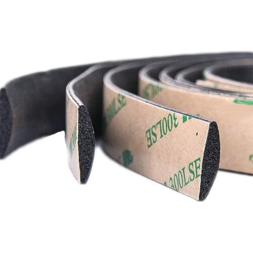 1-8Mete Car Waterproof Rubber Sealing Strips Trim For Auto Car Front Rear Windshield Sunroof Triangular Window Edge Weatherstrip