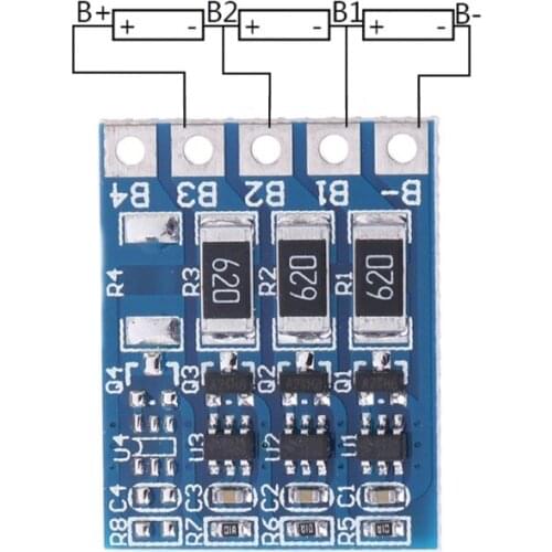 3S 4.2V Li-ion Balancer Board Balancing Full Charge Battery Balance Board