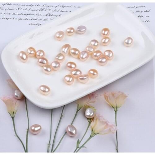 7-8mm Pink Baroque Pearl Loose Beads Natural Freshwater Pearl For Jewelry Making