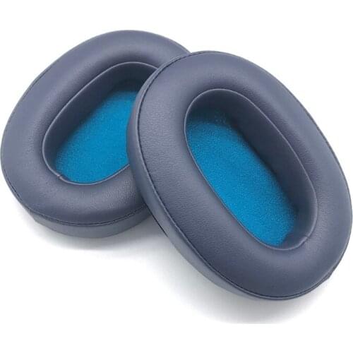 Leather Ear Cushion Sponge Cover Earpads Compatible with So-ny WH-XB900N Headset Spare Parts Soft to Wear Memory Foam