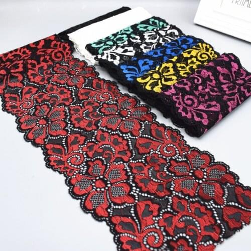 1 yard 2 yards lace ribbon 170mm embroidery stretch lace fabric decorative lace decoration diy sewing crafts