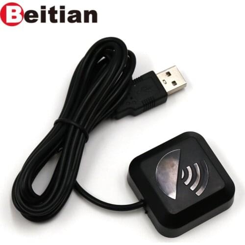 BEITIAN GMOUSE, USB GPS GLONASS Dual receiver, GNSS receiver, 4M FLASH, 2.0m, better than BU-353S4, BN-86U
