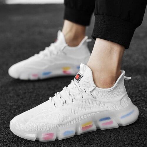 2021 Summer New Mens Casual Shoes Breathable Trend Old Shoes Mens Front Lace Round Toe Sneakers Men