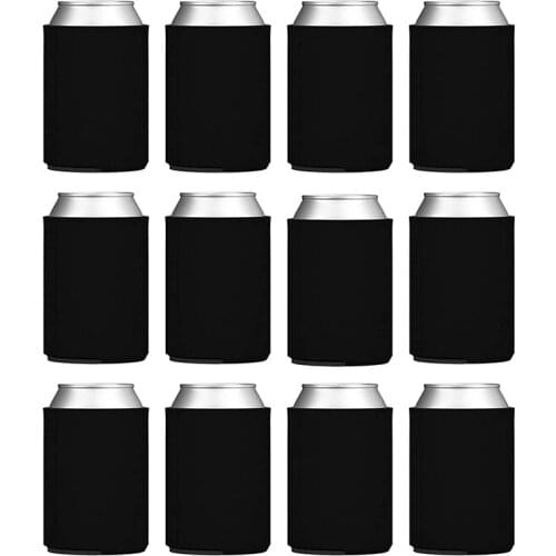 Beer Can Cooler, Ordinary Bulk Foldable Soda Lid Cooler, Suitable for Weddings, Bachelor Parties, Fun HTV Party Gifts