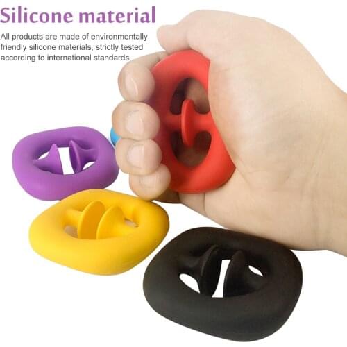 Finger Hand Grip Anti Stress Reliever Fidget Toy Adult Child Simple Dimple Stress Toys Decompression Dropshipping