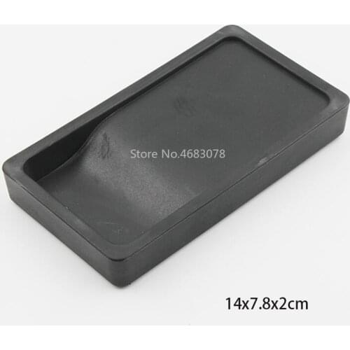 1pcs 14x7.8x2cm Plastic lightweight portable inkslab platform does not damage safe and durable brush calligraphy supplies