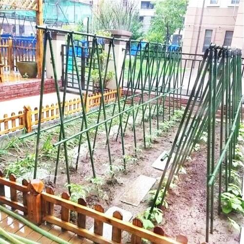 Household Outdoor Balcony Flower Chinese Rose Green Money Plant Plants Climbing Frame Bean Cucumber Melon Rack Tomato Supports