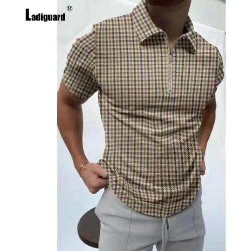 Plus SIze 4xl Man Skinny Polo Shirt Zipper Basic Tops Patchwork Stripes T-shirt 2021 Summer Casual Pullovers Sexy Mens clothing
