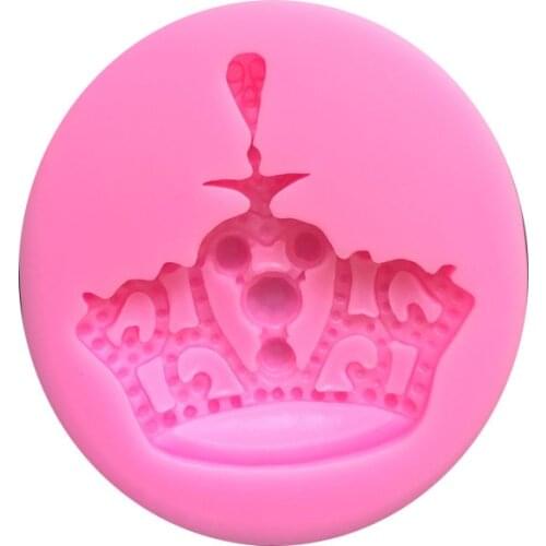 Fondant Cake Silicone Mold Crown Molding Tools 15-17