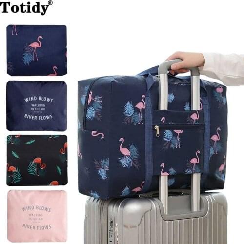 Foldable Clothes Travel Organizer Bags Unisex Storage Bag For Traveling Large Travel Bag WaterProof Wardrobe Closet Organization