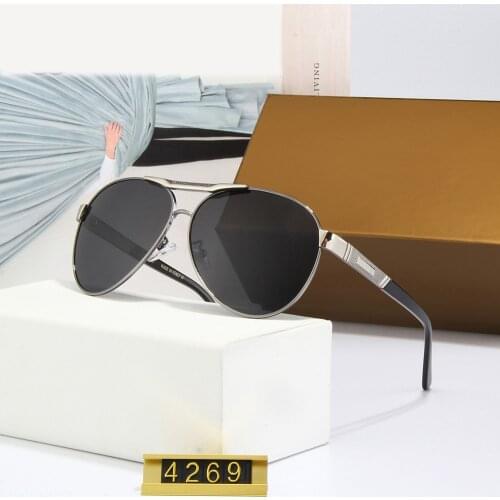 Luxury Brand Pilot Men Sunglasses Oversized Man Fashion Designer Polarized Glasses Driving Glasses Women UV Protection