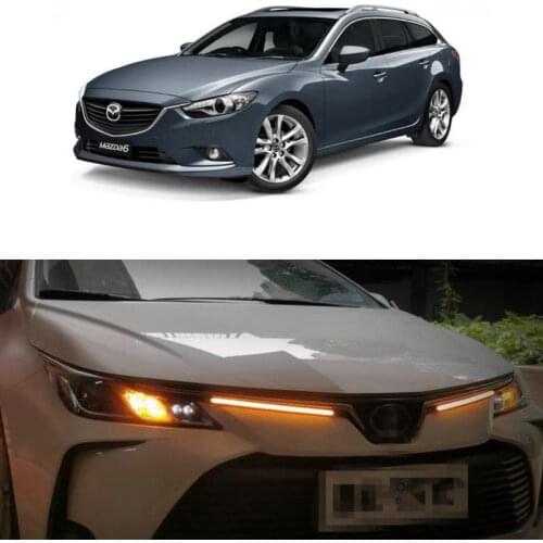 LED Daytime Running Light DRL Turn Signal Lamp For mazda 2 3 5 6 cx-5 CX-7 CX-9 323 626 B4000 cx3 mazdaspeed 3 6 miate mx5
