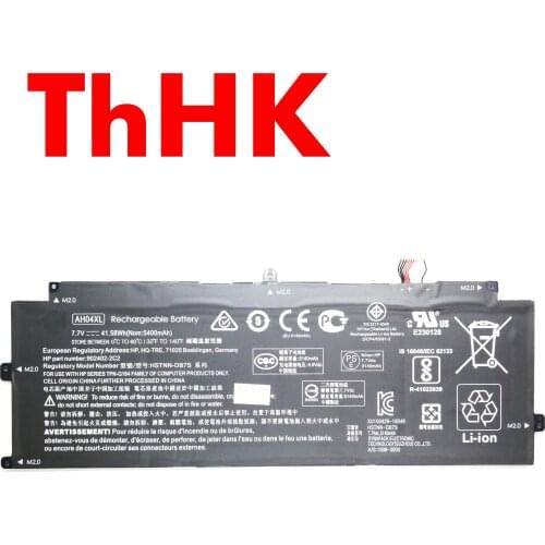 ThHK Genuine Original AH04XL AH04041XL HSTNN-DB7S Laptop Battery For HP Spectre x2 12-c000 X2 12-C001LA X2 12T-C000 Notebook