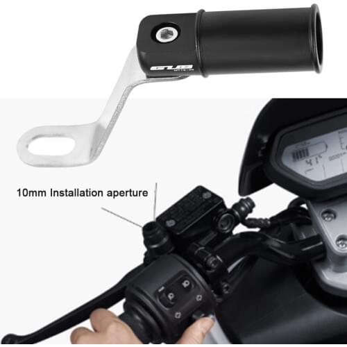 Universal Motorcycle Rearview Mirror Clamp Mobile Phone Holder Stand Aluminum Alloy Mounting Adapter