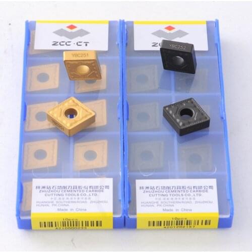 High quality CNC Rhombus Blade turning insert CNMG120404 / 120408 / 120412-PM YBC251 / 252