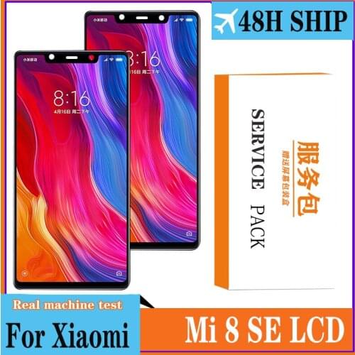5.88''LCD for Xiaomi Mi 8 SE LCD Display Screen Touch Digitizer Assembly LCD Display for Mi8 SE multi touch Repair Parts