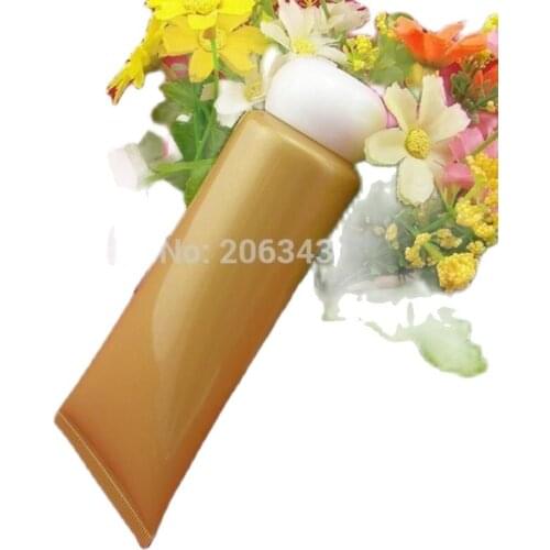 80ml gold soft tube or mildy wash tube or butter or handcream tube with round white lid