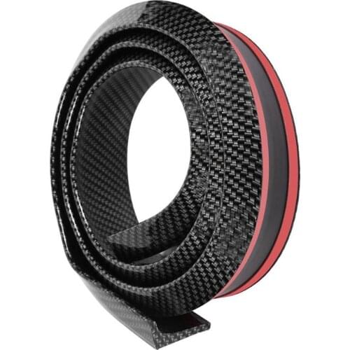 1.5M Car Styling 5D Carbon Fiber Spoilers Styling DIY Refit Spoiler For Audi BMW Toyota Honda KIA Hyundai Opel Mazda Ford Skoda