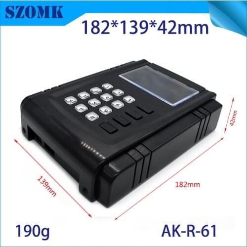 10 pcs, 182*139*42mm szomk new plastic case electronic junction housing card reader sensor instrument enclosure for pcb design