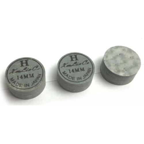 10pcs/lot XMLINCOS 14mm Billiards Cue Tips 10layers Pool Cue Tips S/M/H Japan Leather tips Billiards Accessories