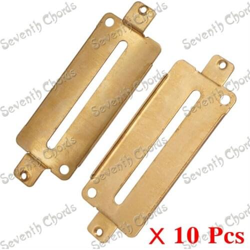 10 Pcs/Pack 30mm*70mm Brass Electric Guitar Humbucker Pickup Baseplate - Guitar parts