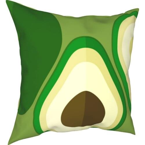 Avocado Bravocado Tropical Fruit Pillowcase Soft Fabric Cushion Cover Decorations Throw Pillow Case Cover Home 45*45cm